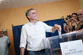 SYRIZA Presidential Elections Day - Euclid Tsakalotos