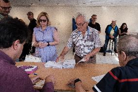 SYRIZA Presidential Elections Day - Effie Achtsioglou