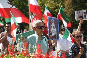 Iranians Commemorate The First Death Anniversary Of Mahsa Amini