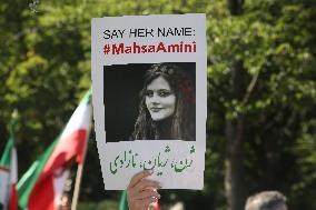 Iranians Commemorate The First Death Anniversary Of Mahsa Amini