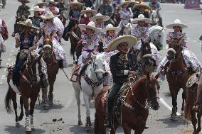 Annual Parade Of 213th Mexico’s Independence Day Anniversary