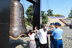 People Visit The Memorial Hall of the Victims of the Nanjing Massacre by Japanese invaders.