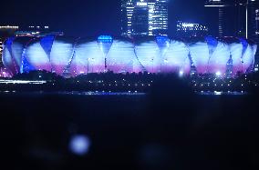 Hangzhou Olympic Sports Center Light Show