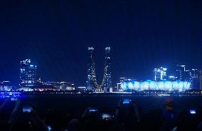 Hangzhou Olympic Sports Center Light Show