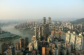 Overlooking New Chongqing From A High Altitude Perspective