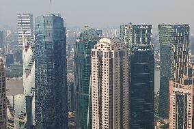 Pudong Super High-rise Landmark Buildings in Shanghai