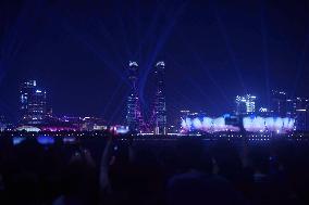 Hangzhou Olympic Sports Center Light Show