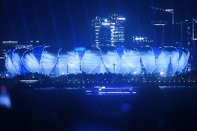 Hangzhou Olympic Sports Center Light Show