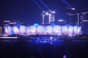 Hangzhou Olympic Sports Center Light Show