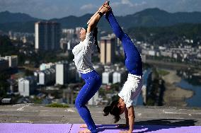 Yoga Practice in Qiandongnan