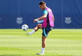 FC Barcelona Training Before Champions League Match Against Royal Antwerp