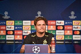 Champions League Football - Borussia Dortmund training session - Paris