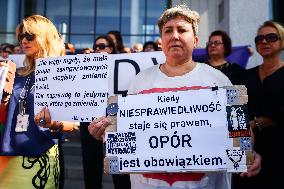 Protest In Support Of Independent Judges In Poland