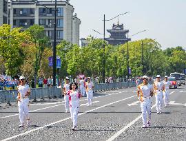 (SP)CHINA-ZHEJIANG-QUZHOU-ASIAN GAMES-TORCH RELAY (CN)