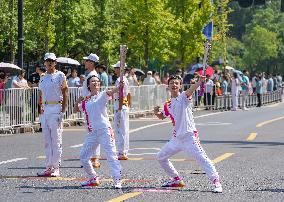 (SP)CHINA-ZHEJIANG-QUZHOU-ASIAN GAMES-TORCH RELAY (CN)