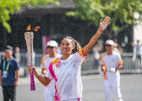 (SP)CHINA-ZHEJIANG-QUZHOU-ASIAN GAMES-TORCH RELAY (CN)