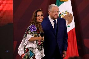 President Of Mexico, Andres Manuel Lopez Obrador Press Conference