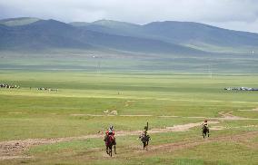 Scene in Mongolia