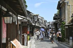 Scene in western Japan city of Kurashiki