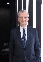 Francois Villeroy de Galhau Appears On RMC BFMTV - Paris