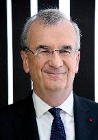 Francois Villeroy de Galhau Appears On RMC BFMTV - Paris