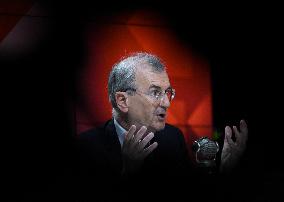 Francois Villeroy de Galhau Appears On RMC BFMTV - Paris