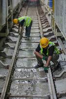 Subway Construction in Qingdao