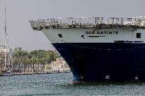 Geo Barents Arrives in Italy's Brindisi Port With 471 Migrants