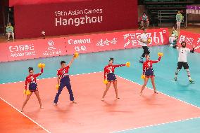 Hangzhou Asian Games Men's Volleyball Preliminaries Volleyball Babies Dance Performance