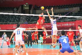 Hangzhou Asian Games Men's Volleyball Preliminaries Indonesia VS Philippines