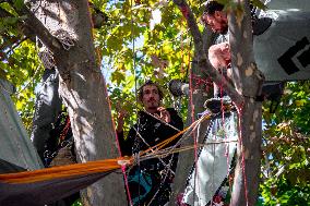 Activists On Hunger Strike In Front Of The Ministry Of Ecological Transition - Paris