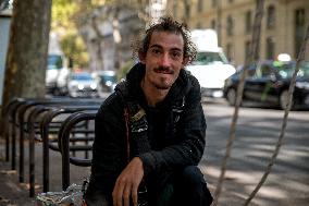 Activists On Hunger Strike In Front Of The Ministry Of Ecological Transition - Paris