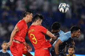 (SP)CHINA-HANGZHOU-ASIAN GAMES-FOOTBALL-MEN'S FIRST ROUND-GROUP A-CHN VS IND  (CN)