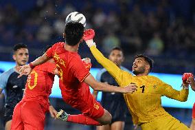 (SP)CHINA-HANGZHOU-ASIAN GAMES-FOOTBALL-MEN'S FIRST ROUND-GROUP A-CHN VS IND  (CN)