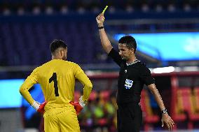 (SP)CHINA-HANGZHOU-ASIAN GAMES-FOOTBALL-MEN'S FIRST ROUND-GROUP A-CHN VS IND  (CN)