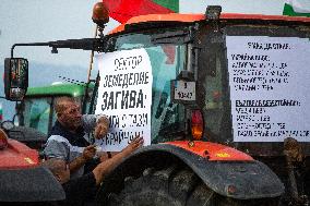 Farmers During A Nationwide Agricultural Protest.