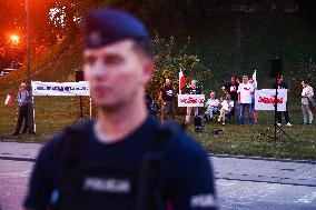 Anti-government Protest In Krakow, Poland
