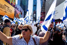 Israel Democracy Protest | Times Square