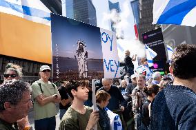 Israel Democracy Protest | Times Square