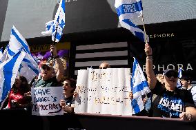 Israel Democracy Protest | Times Square