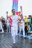 (SP)CHINA-ZHEJIANG-HANGZHOU-ASIAN GAMES-TORCH RELAY (CN)