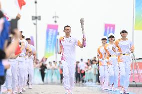 (SP)CHINA-ZHEJIANG-HANGZHOU-ASIAN GAMES-TORCH RELAY (CN)