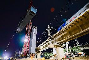 Baotou-Yinchuan High-speed Railway Construction in Baotou