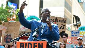 Activists March In New York City For The Global Fight To End Fossil Fuels