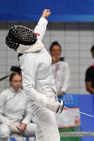 (SP)CHINA-HANGZHOU-ASIAN GAMES-MODERN PENTATHLON-WOMEN'S INDIVIDUAL FENCING RANKING ROUND (CN)