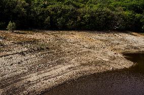 Drought Plagues The Santa Fe Del Montseny Reservoir