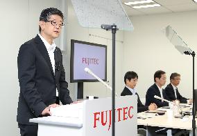 Fujitec president inauguration press conference
