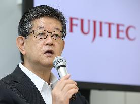 Fujitec president inauguration press conference
