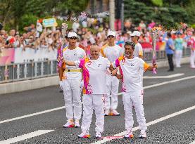 (SP)CHINA-ZHEJIANG-HANGZHOU-ASIAN GAMES-TORCH RELAY (CN)