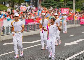 (SP)CHINA-ZHEJIANG-HANGZHOU-ASIAN GAMES-TORCH RELAY (CN)